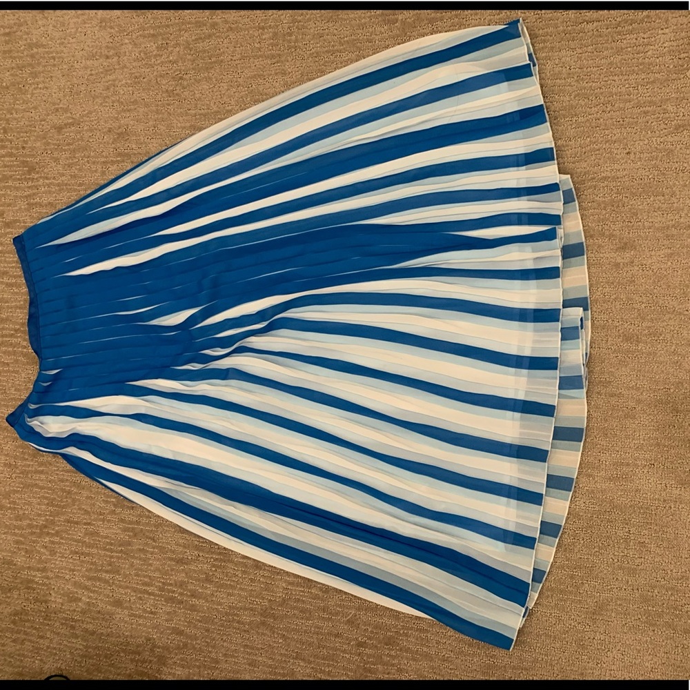 Women’s Long Skirt, Blue &white, Size 4